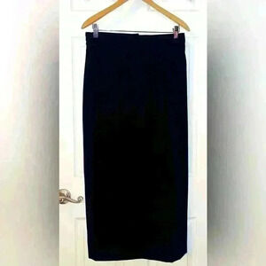Vintage Diffusion Wool Pencil Skirt with pockets MIDI, size 12, 15’5”waist.